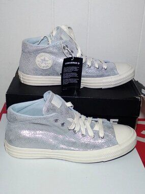 Converse Chuck Taylor All Star Madison Sneakers Womens 11 Silver A12502C New